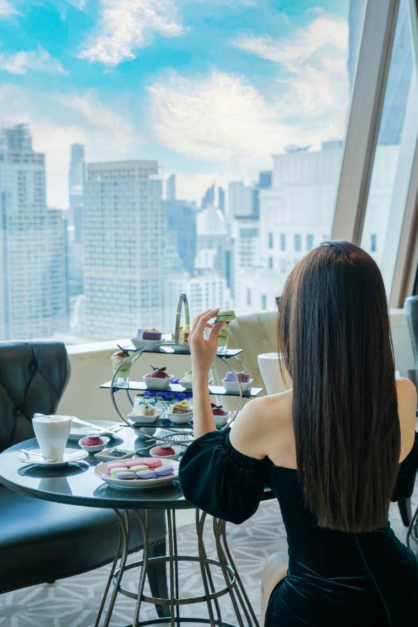 The Okura Prestige Bangkok Hotel Exterior photo Afternoon tea at the 87th floor of the Landmark Mandarin Oriental