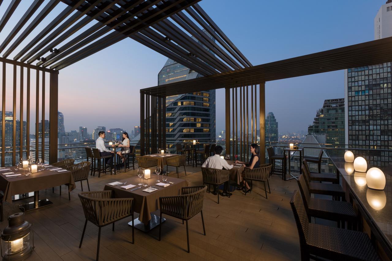 The Okura Prestige Bangkok Hotel Exterior photo The 360-degree view from the rooftop bar